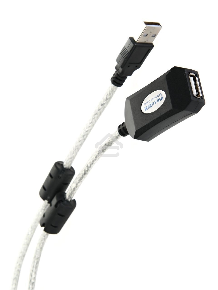 Кабель Aopen/VCOM ACU823-25M Кабель-адаптер USB2.0-repeater, удлинительный активный <Am-->Af> 25м Aopen<ACU823-25M>