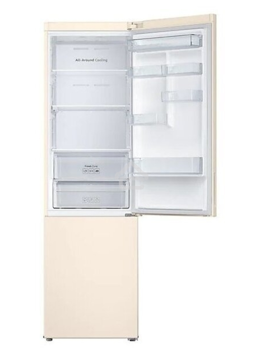 Холодильник Samsung RB37A5200EL/WT бежевый двухкамерный 269/118 л морозилка снизу