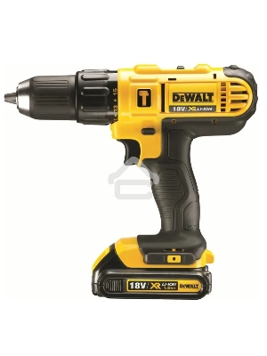 Дрель-шуруповерт DeWalt DCD776S2-ZA, Аккумуляторная, 18В, 2 АКБ, Ударная, Кейс