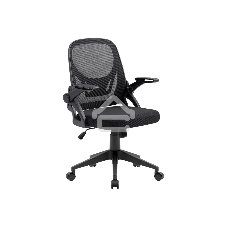 Кресло офисное Defender Office черный, сетка, регулир. подлокот