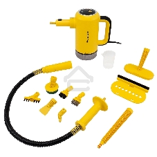 Пароочиститель Polaris PSC 1712С черно/желтый, 1700 ВТ, 360 мл