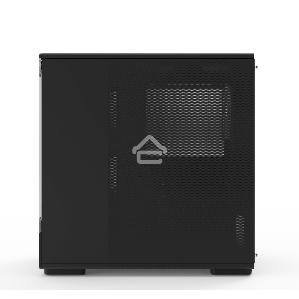 Компьютерный корпус ZALMAN P10, MATX, BLACK, WINDOW, 2x3.5