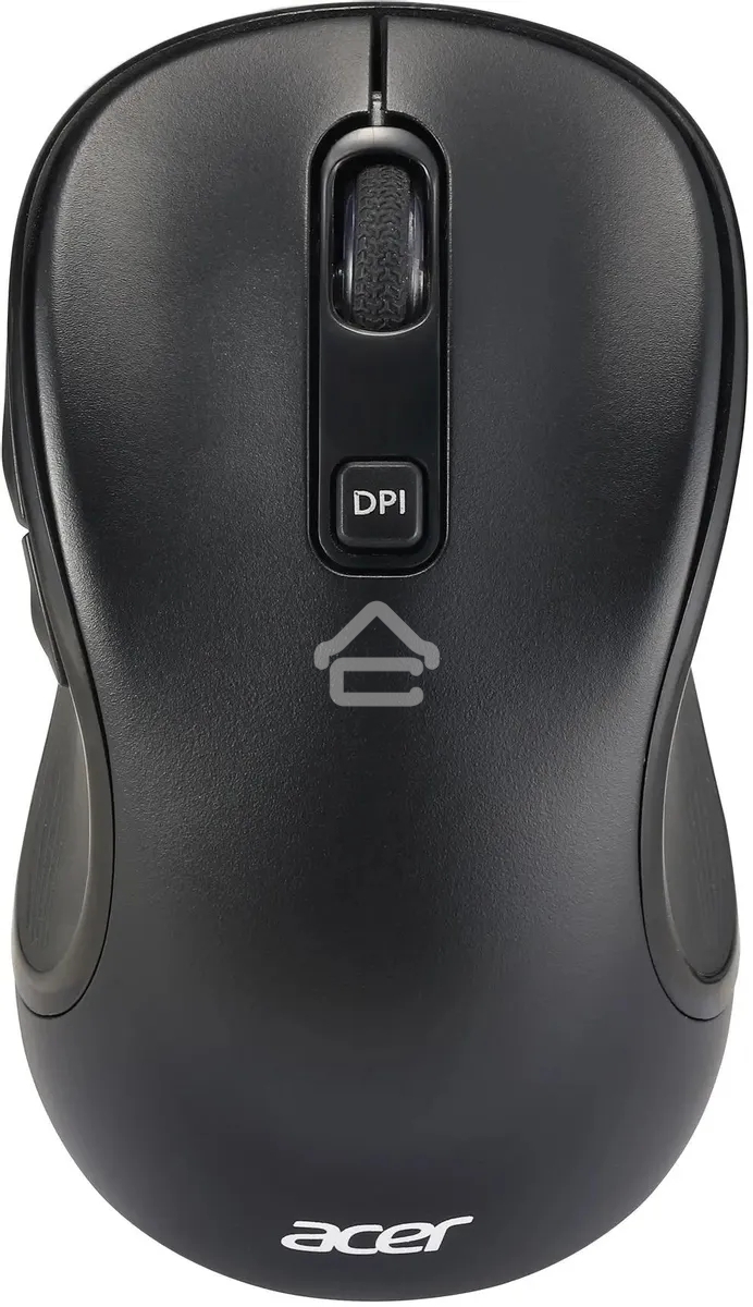 Мышь беспроводная Acer OMR303 черный, 1600 dpi, радиоканал, USB, кнопки - 6