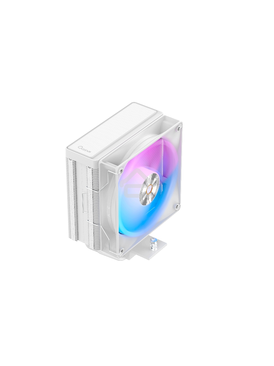 Кулер для процессора Cooler Ocypus Delta A40 WH ARGB белый 120мм алюминий+медь 2000rpm 29db 4-pin 220W 156мм