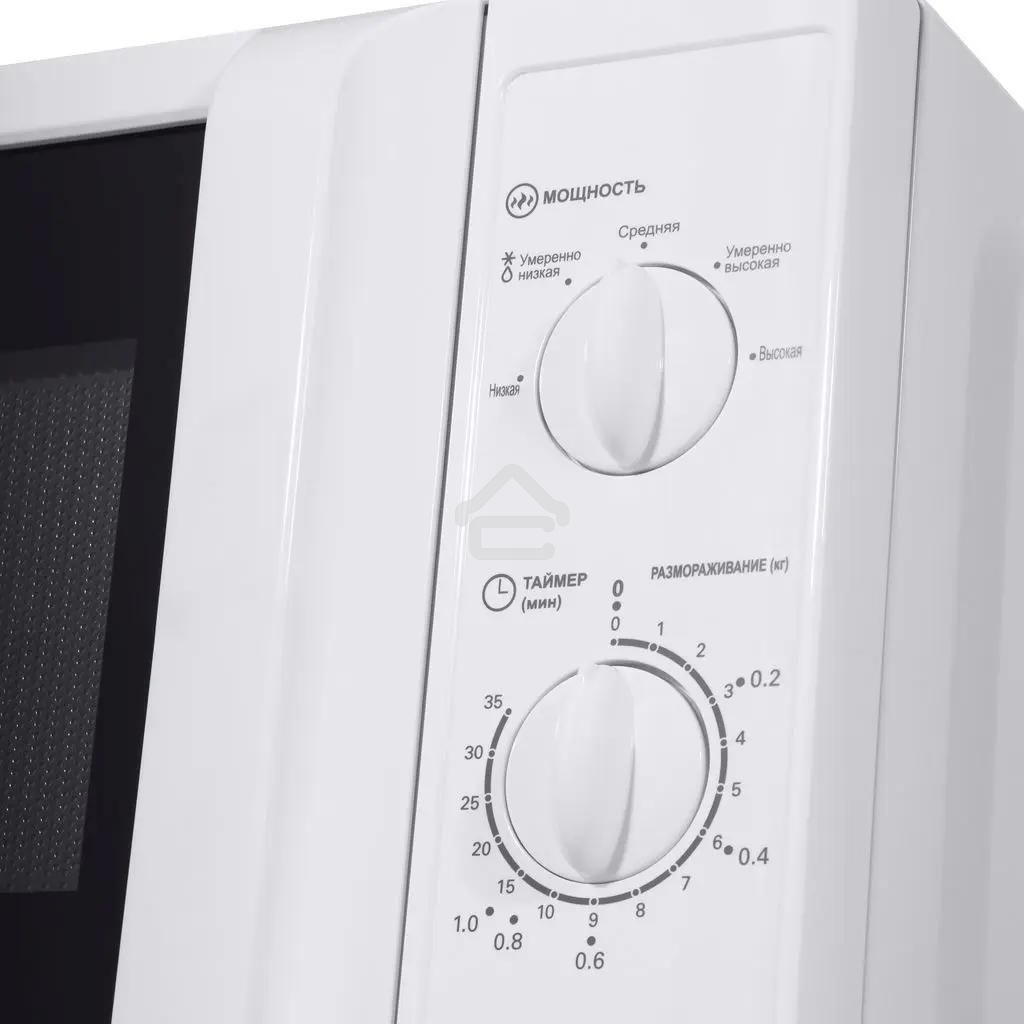 Микроволновая печь Maunfeld MFSMO.20.7WH белый, 20 л, 700 Вт, переключатели - поворотный механизм