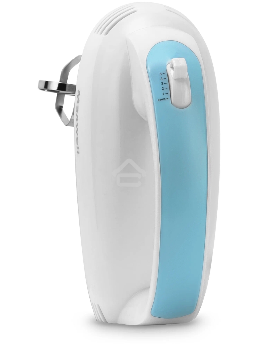 Миксер Maxwell MW-1360(W) Мощность 300 Вт.5 скорост. режимов.Номинальная потребляемая мощность 120 В