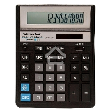 Калькулятор настольный Silwerhof SH-888X-14 черный 14-разр.