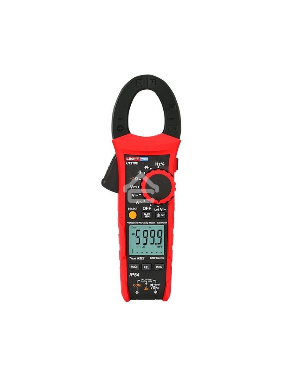 Токоизмерительные клещи UNI-T UT219E, 1000В, 600А, 60МОм