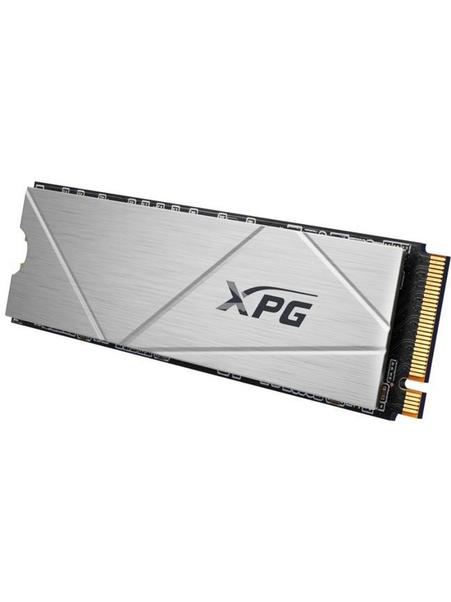 Накопитель SSD ADATA XPG GAMMIX S60, 2Tb, PCIe 4.0 x4, M.2 2280, NVMe, R/W 5000/4200, с радиатором
