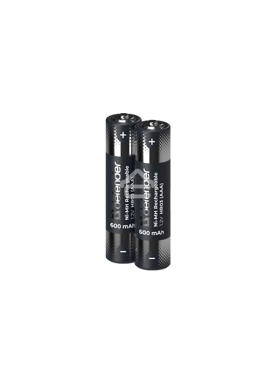 Аккумуляторная батарея Defender HR03-2BL 600 mAh ААА, Ni-MH, блистер, 2 шт.