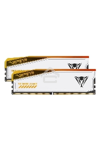 Оперативная память Patriot Viper Elite 5 TUF Gaming, DDR5, 32GB (2x16 GB), 6000 MHz, CL36, радиатор, RGB, белый