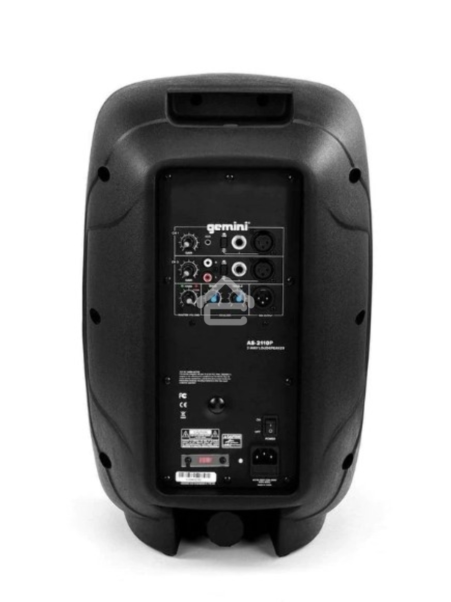 Акустическая система Gemini [AS-2110P] 2-х полосная, активная, 30 Вт, 55-20000 Гц, 10