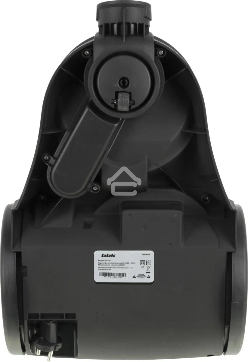 Пылесос BBK BV 1502 черный/темная вишня, 300/1600 Вт, уборка сухая, пылесборник контейнер, 2 л
