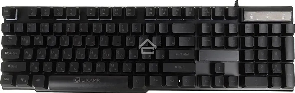 Клавиатура проводная Oklick 780G SLAYER, USB, черный