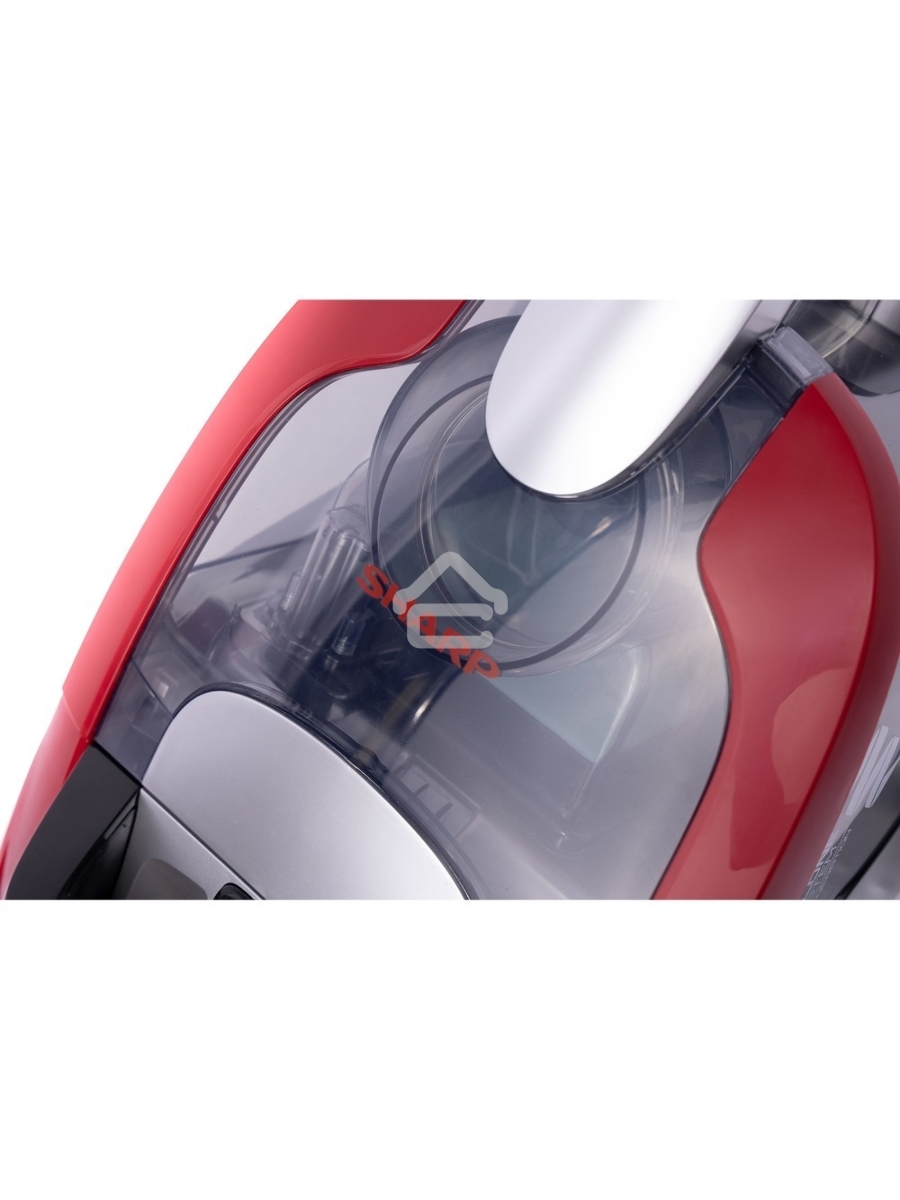 Пылесос Sharp ECNB16RR красный, 320/1600 Вт, уборка сухая, пылесборник контейнер 1 л
