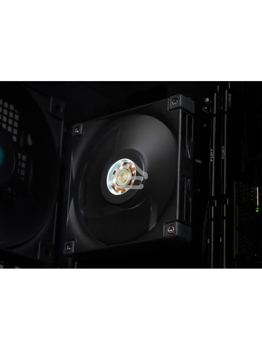Кулер для процессора DEEPCOOL AN400 черный 92мм алюминий+медь 2900rpm 31db 4-pin 150W 52,5мм