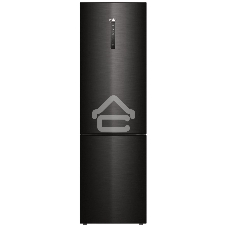 Холодильник Haier C4F740CBXGU1 черный двухкамерный 286/115л морозилка снизу, No Frost