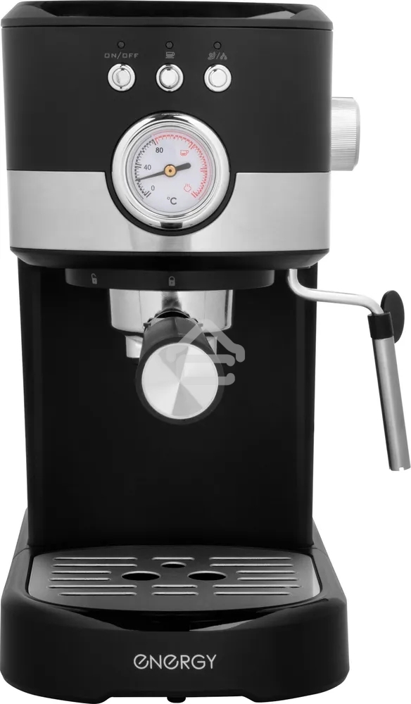 Кофеварка рожковая ENERGY EN-256R (108169) черный, исп. кофе - молотый, 1,2 л, 1100 Вт, 15 бар