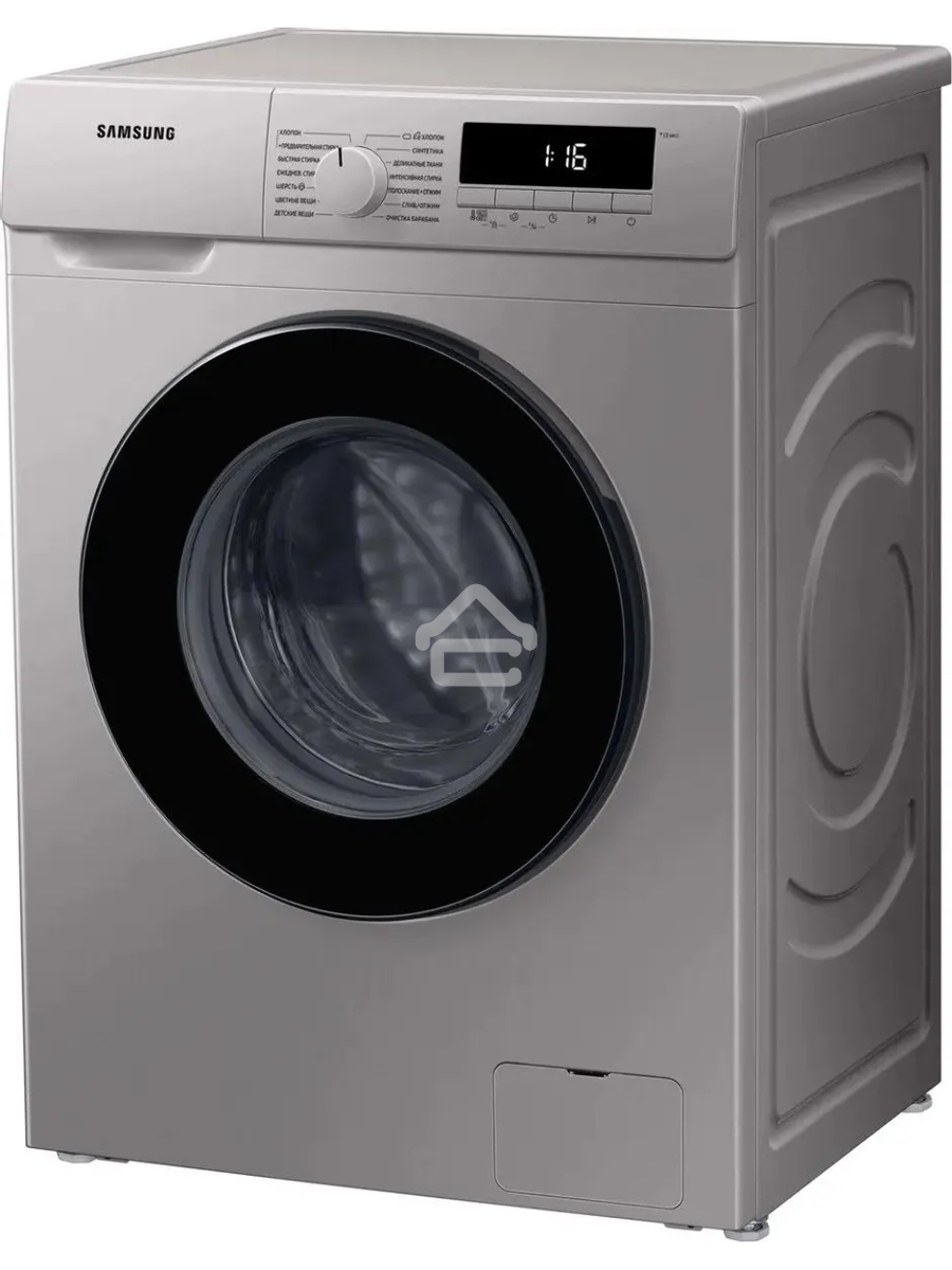 Стиральная машина Samsung WW80T3040BS/LP серебристый, загрузка фронтальная 8 кг, 1400 об/мин, класс: A