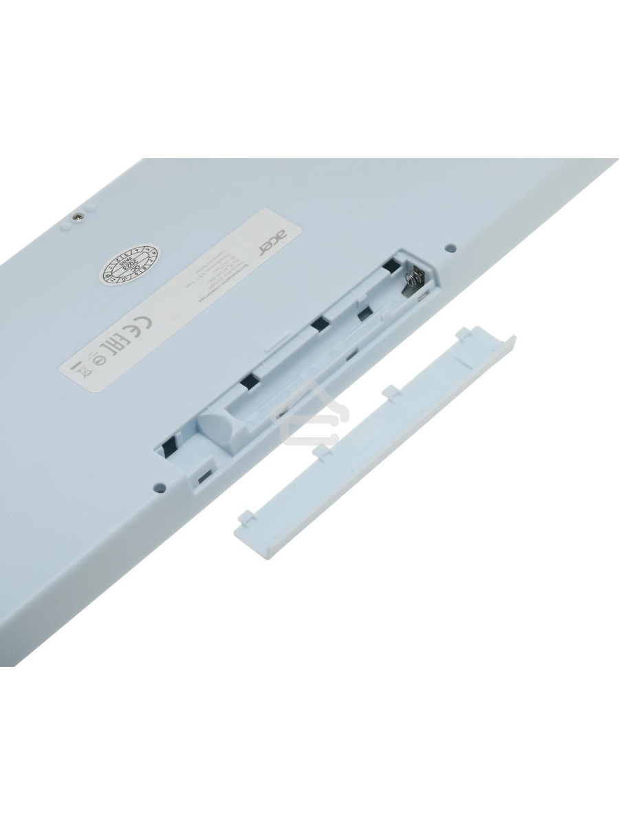 Клавиатура + мышь Acer OCC205 беспроводной USB, 1200 dpi, белый/голубой
