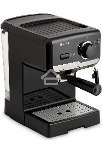 Кофеварка рожковая Vitek VT-1502 черный, исп. кофе - молотый, 1.5 л, 1050 Вт, 15 Бар.