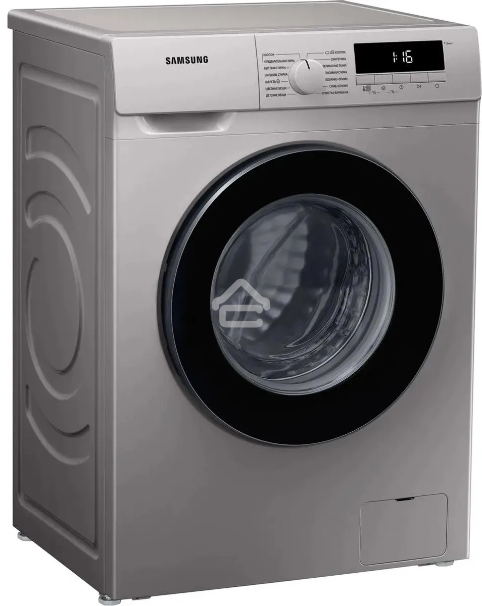 Стиральная машина Samsung WW80T3040BS/LP серебристый, загрузка фронтальная 8 кг, 1400 об/мин, класс: A