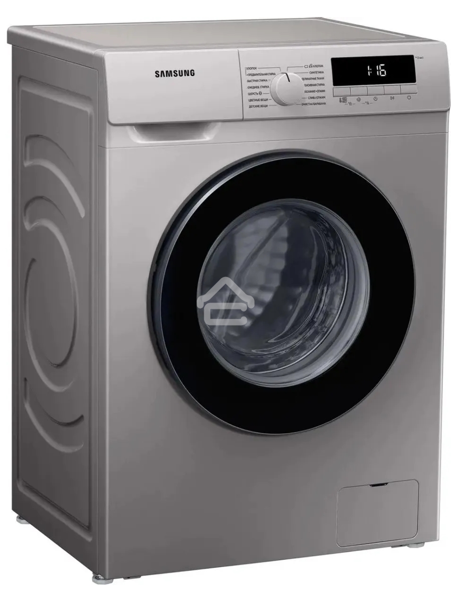 Стиральная машина Samsung WW80T3040BS/LP серебристый, загрузка фронтальная 8 кг, 1400 об/мин, класс: A