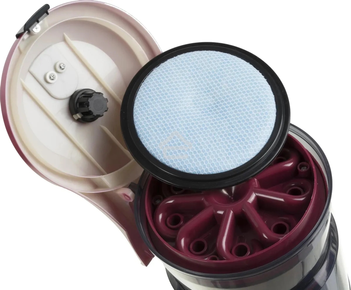 Пылесос BBK BV 1502 черный/темная вишня, 300/1600 Вт, уборка сухая, пылесборник контейнер, 2 л