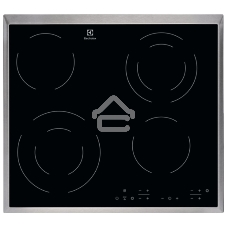 Электрическая варочная панель Electrolux EHF6342XOK Hi-Light, независимая, черный