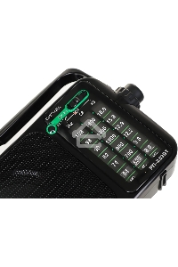 Радиоприемник портативный Сигнал РП-233BT черный USB microSD