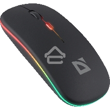 Мышь беспроводная Defender Coda MB-261 черный, 1600 dpi, радиоканал, Bluetooth, USB, кнопки - 4