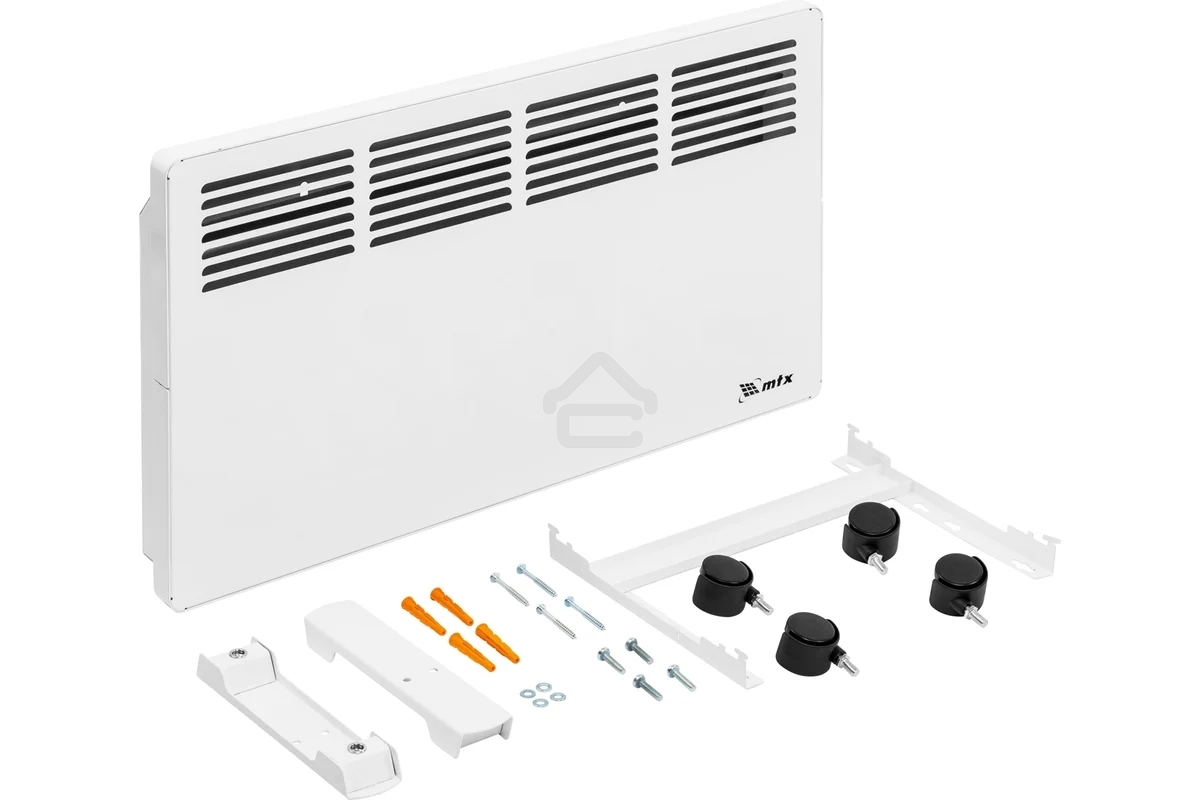 Конвектор электрический MTX КМ-1500.2 белый, 1500 Вт, 20 м2, термостат