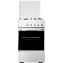 Газовая плита Лада Nova RG 24044 W газконтроль духового шкафа, металлическая крышка, цвет Белый