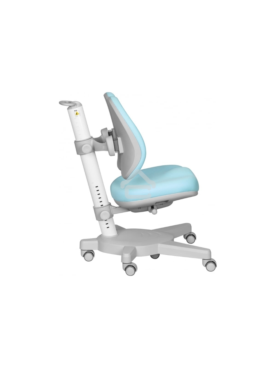 Кресло детское Cactus CS-CHR-3604BL голубой крестов. пластик серый