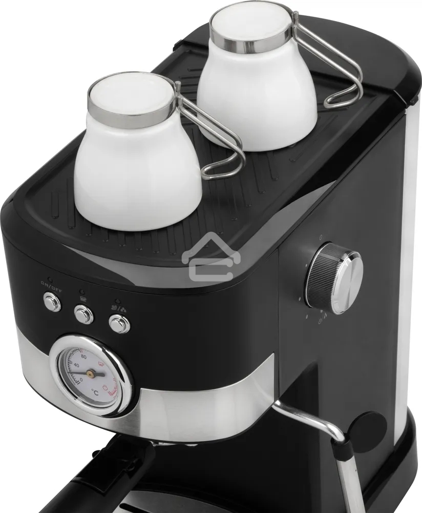 Кофеварка рожковая ENERGY EN-256R (108169) черный, исп. кофе - молотый, 1,2 л, 1100 Вт, 15 бар