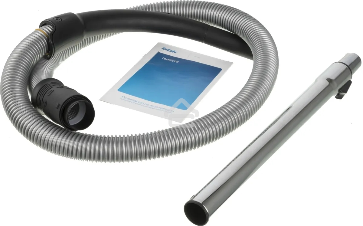 Пылесос BBK BV 1502 черный/темная вишня, 300/1600 Вт, уборка сухая, пылесборник контейнер, 2 л