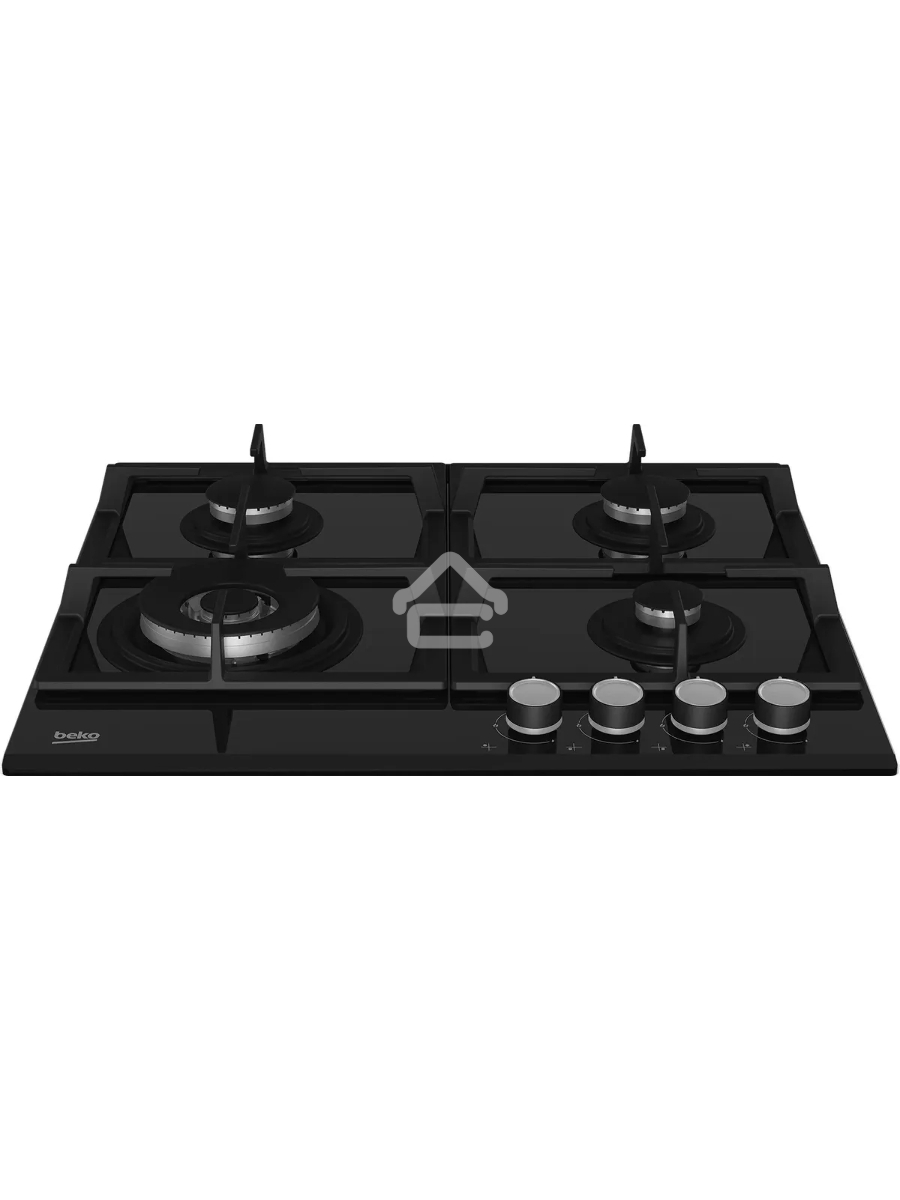 Встраиваемая газовая варочная поверхность Beko HILW 64235 S, Черный