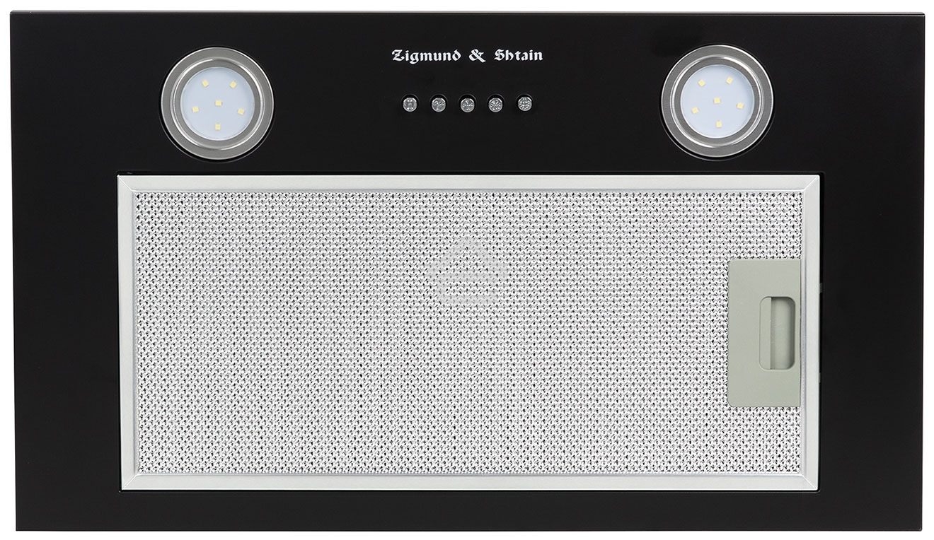 Вытяжка встраиваемая Zigmund & Shtain K 018.5 B черный, 50 см, 660 куб. м/ч, 58.6 дБ