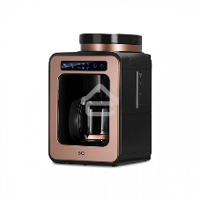 Кофеварка капельная BQ CM7000 Rose Gold-Black со встроенной кофемолкой, исп. кофе - молотый/зерновой, 0.6 л, 600 Вт.