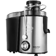 Соковыжималка Centek CT-1209 нержавеющая сталь/черный, 600 Вт
