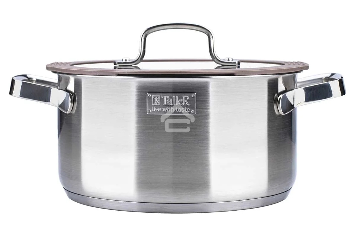 Кастрюля TALLER TR-17353 нержавеющая сталь 18/10, 2.9 л