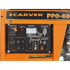 Электрогенератор бензиновый Carver PPG - 5000DE, 3.6 кВт, 101 дБ, 75 кг