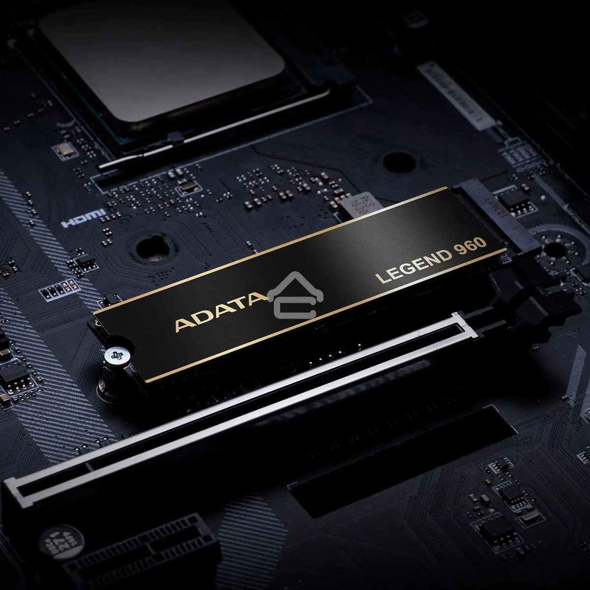 Накопитель SSD ADATA LEGEND 960, 1Tb, PCIe 4.0 x4, M.2 2280, NVMe, R/W 7400/6000, с радиатором