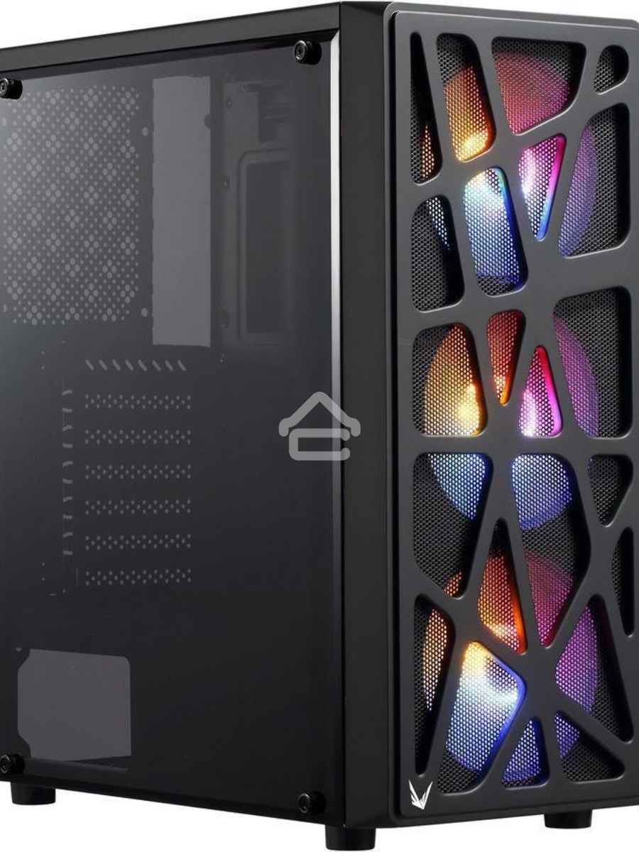 Компьютерный корпус Aerocool / Formula MANA черный без БП ATX 6x120mm 2xUSB2.0 1xUSB3.0 audio bott PSU