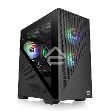 Компьютерный корпус Thermaltake Divider 170 TG ARGb/Black CA-1S4-00S1WN-00/Win/SPCC/Tempered Glass*1/120мм ARGb PWM Fan*2