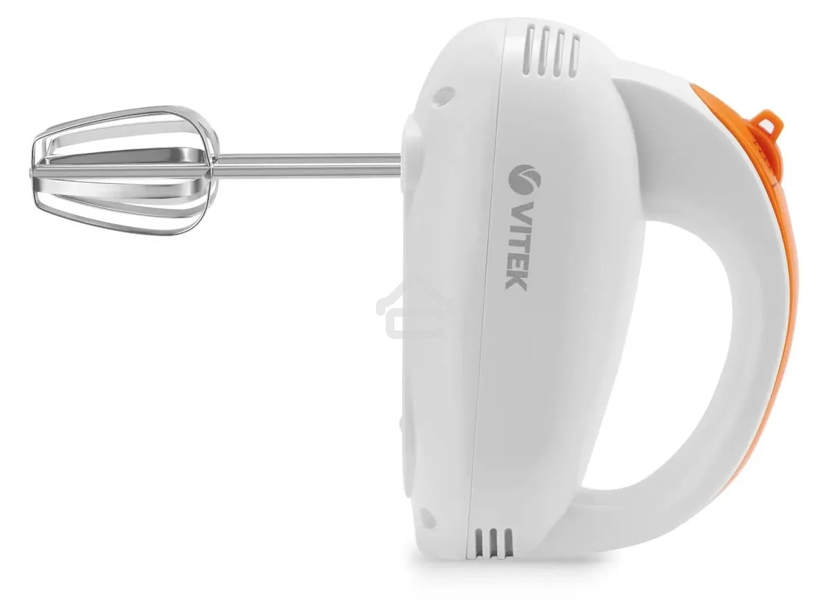 Миксер Vitek VT-1492 оранжевый/белый