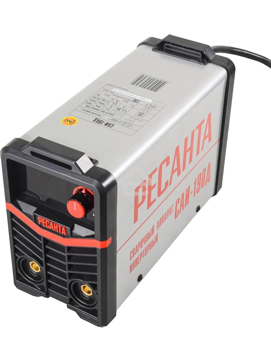 Сварочный аппарат Ресанта САИ-190Д инвертор ММА/TIG 7.2кВт