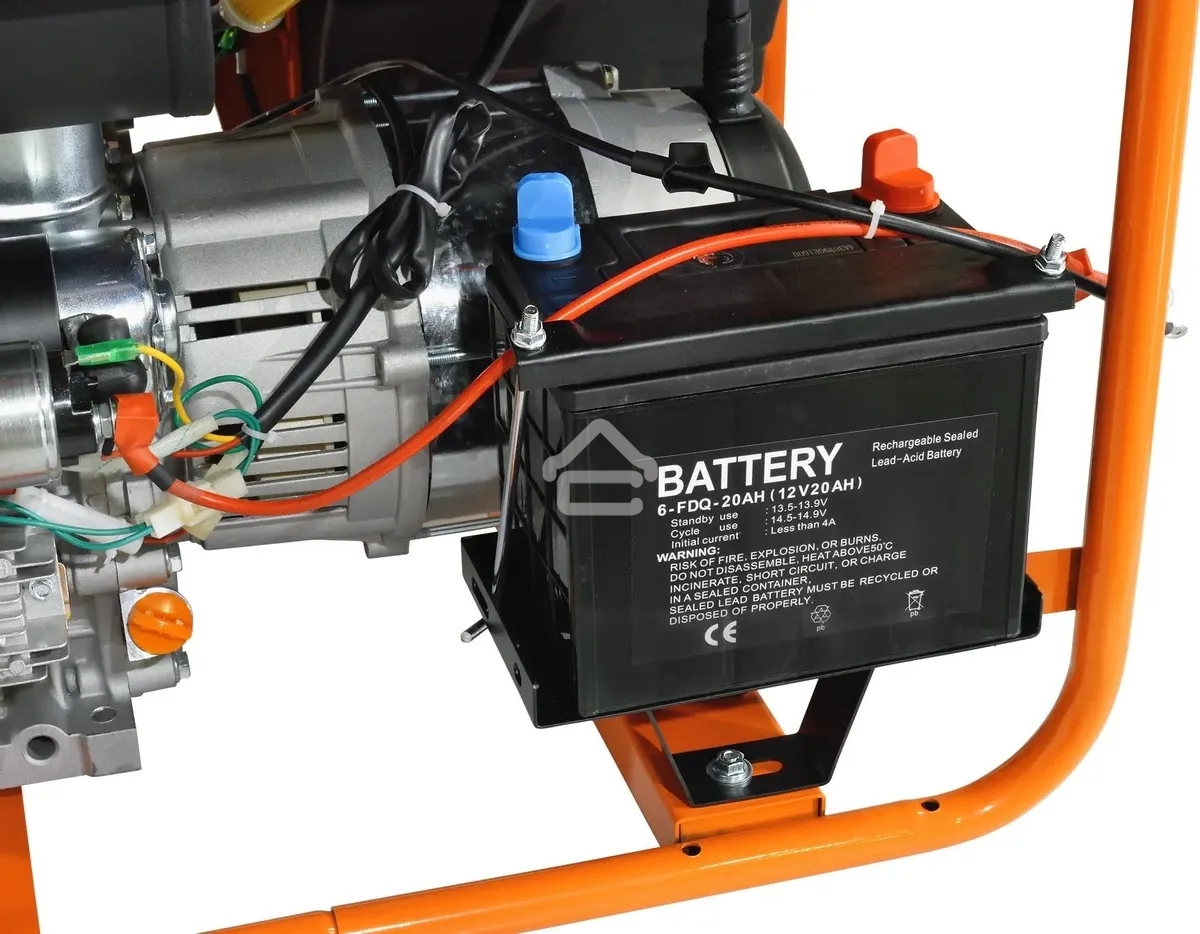 Электрогенератор бензиновый Carver PPG - 5000DE, 3.6 кВт, 101 дБ, 75 кг