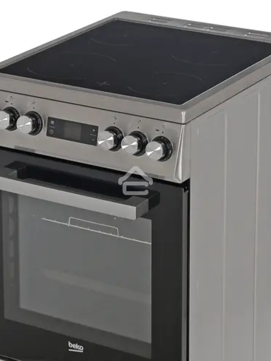Плита электрическая Beko FSM57300GX черный, конфорок 4 шт, духовка 55 л, 50 см x 85 см x 60 см