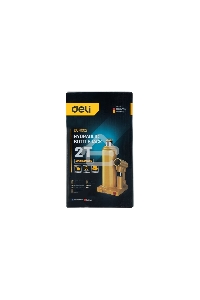 Домкрат бутылочный гидравлический Deli DQ71002 макс.грузоподъемность 2 т